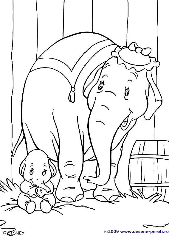 dumbo desene colorat